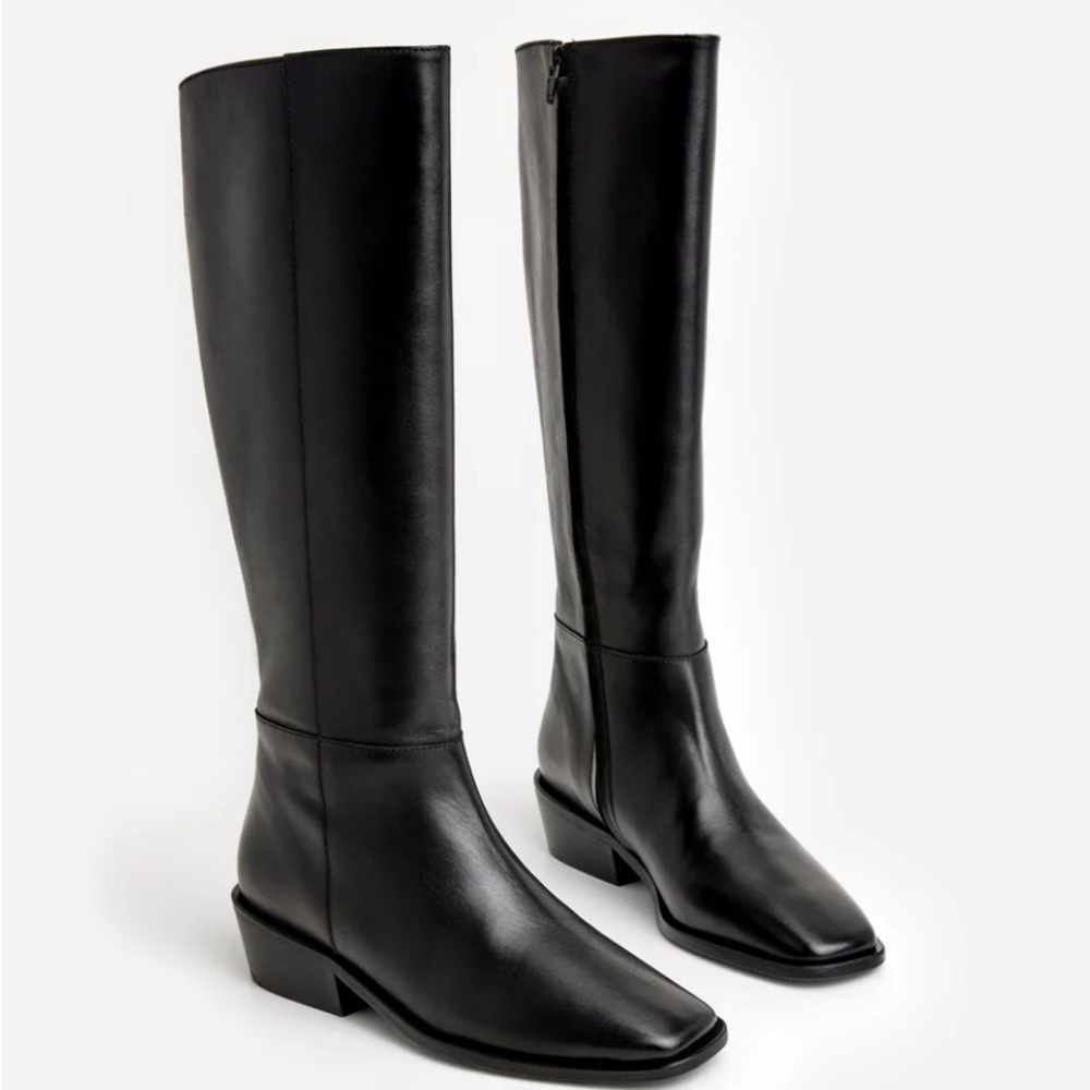 Flattered Robyn Leather Black Boots